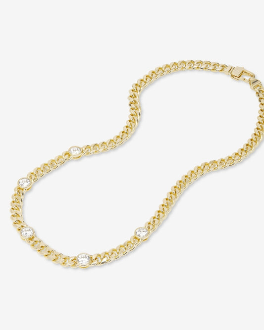 Melinda Maria Necklace Julian 5 Diamond 16" 6.8mm