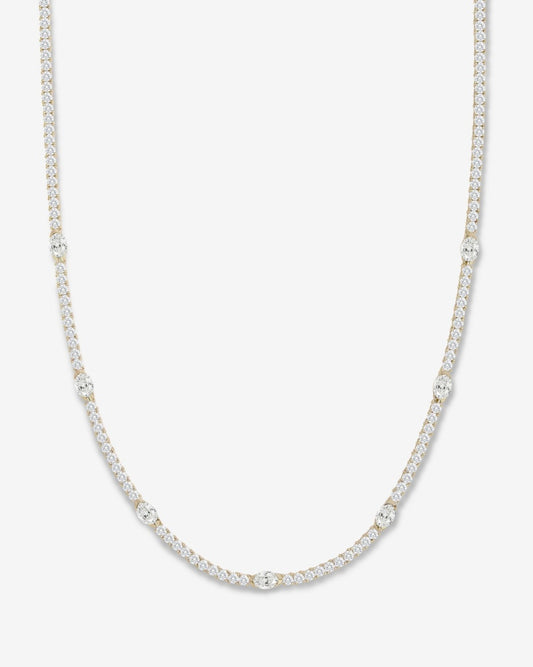 Melinda Maria Necklace The Maven Tennis 16" 3mm Gold