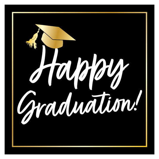 Cocktail Napkin Classic Grad