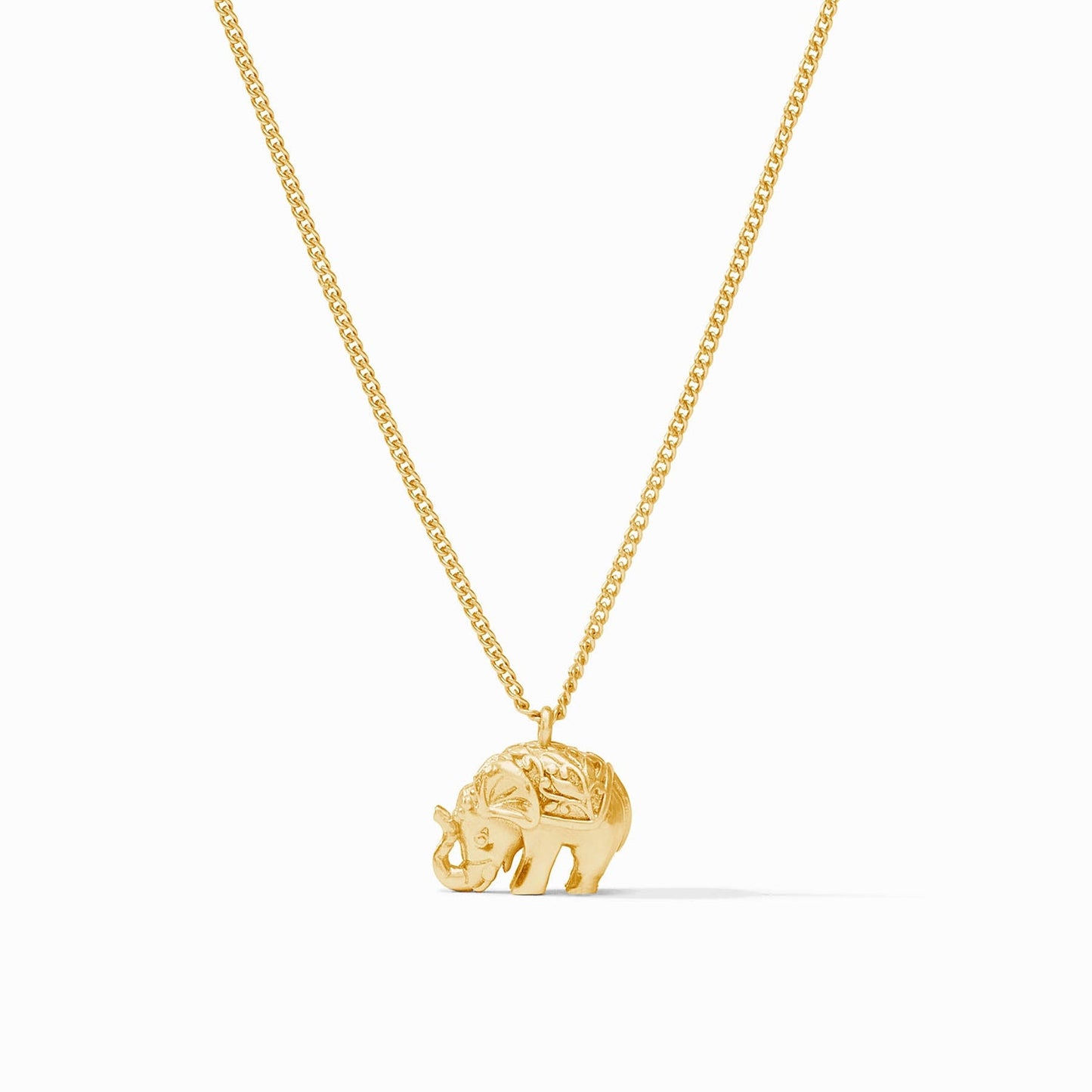 Elephant Delicate Necklace Gold-OS