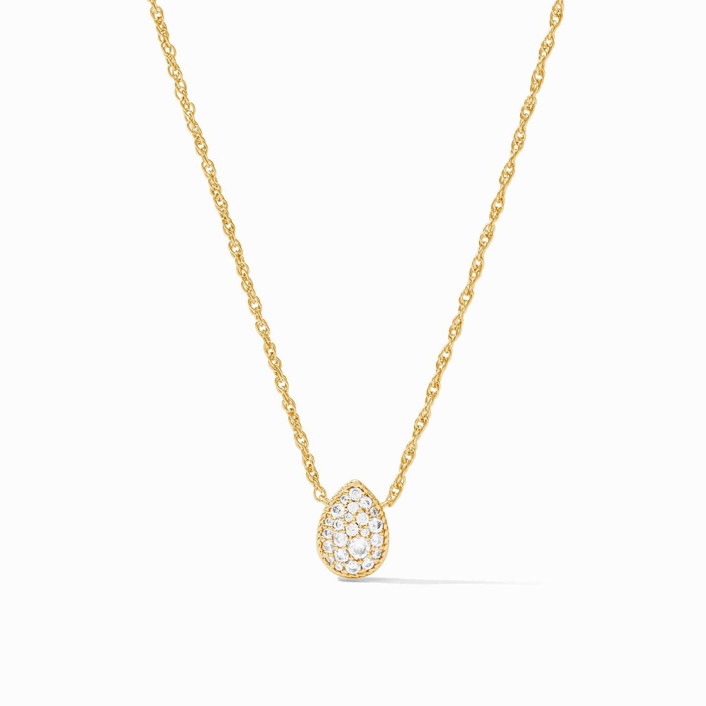 Luna Teardrop Delicate Necklace Gold OS