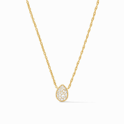 Luna Teardrop Delicate Necklace Gold OS