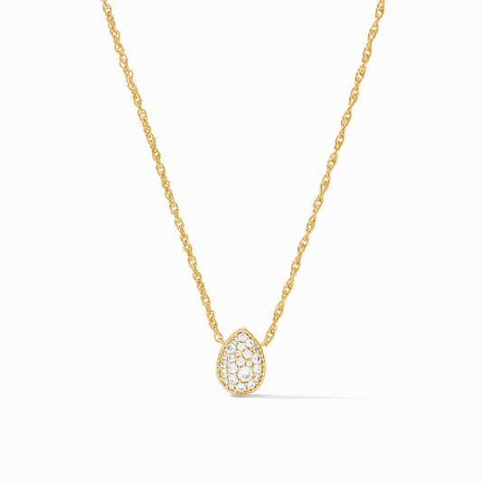 Luna Teardrop Delicate Necklace Gold OS