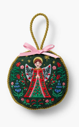 Ornament Holiday Embroidered