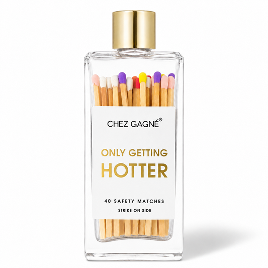 Matches Rainbow in Glass Bottle Only Getting Hotter