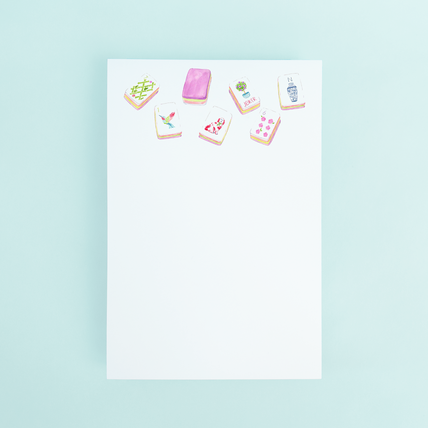 Note Pad Mahjong Tiles