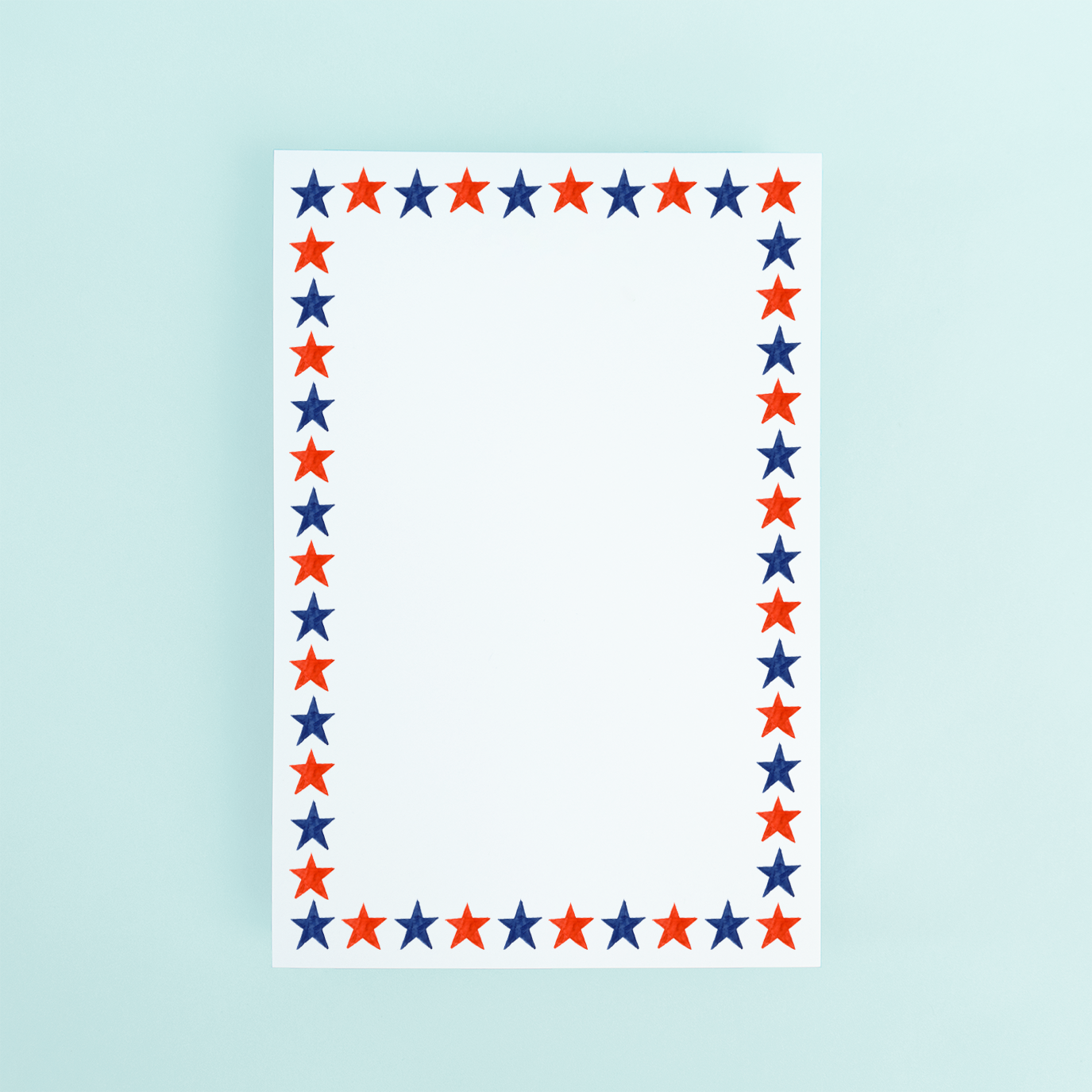 Scratch Pad 4th of July Stars
