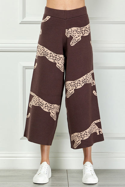 SWEATER PANTS WIDE LEG
