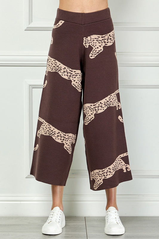 SWEATER PANTS WIDE LEG