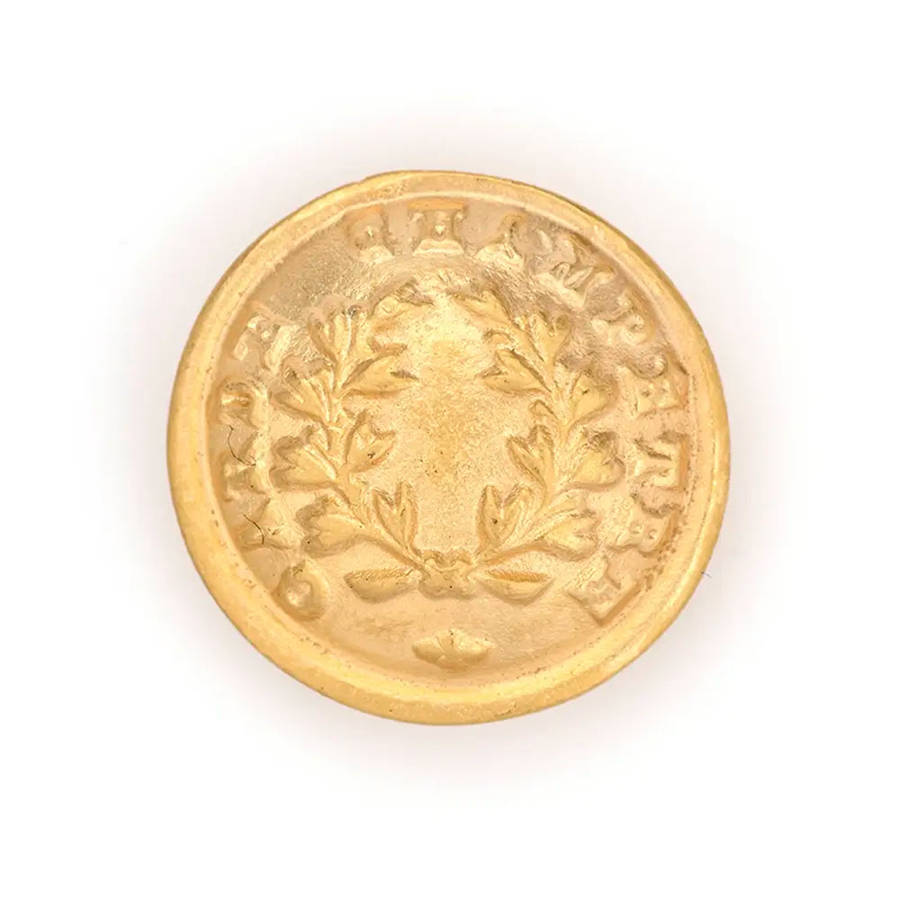 French Kande Clemence Necklace Gold Petite Medallion Rurale