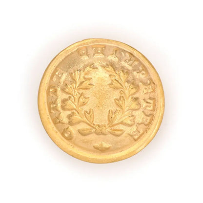 French Kande Clemence Necklace Gold Petite Medallion Rurale