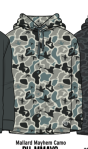 BURLEBO Hoodie Performance MALLARD MAYHEM CAMO Outdoor