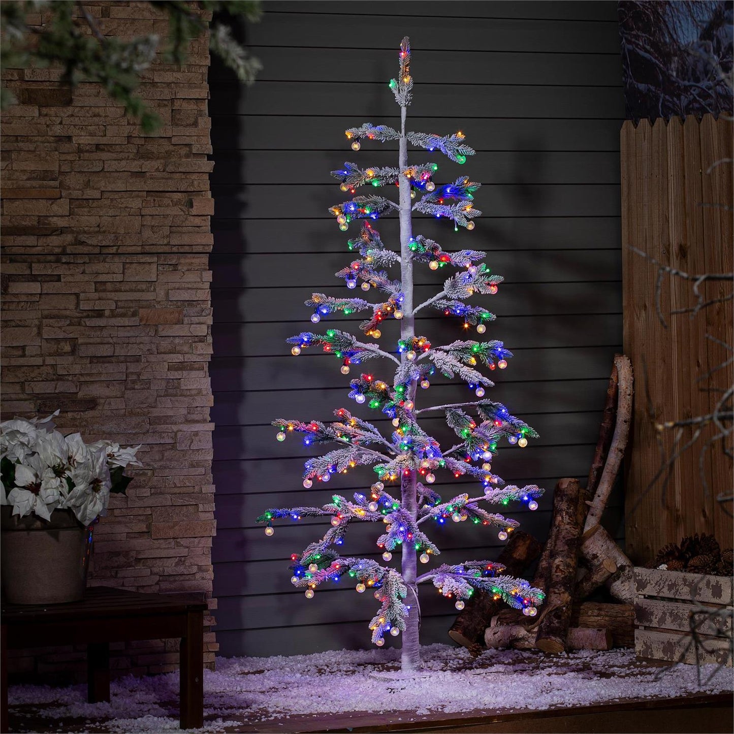 Tree Christmas Vacation Artificial Frosted 6FT