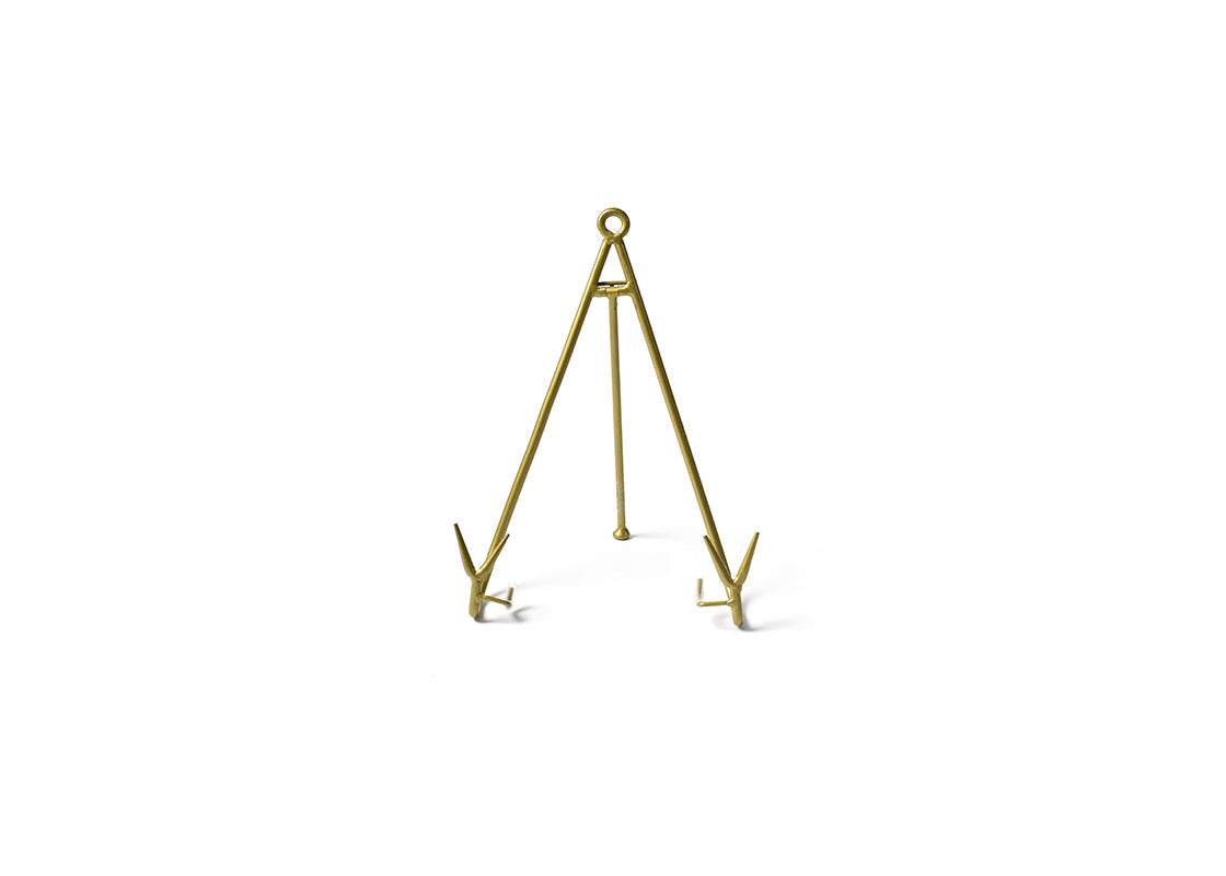 Plate Stand Flare Gold Large