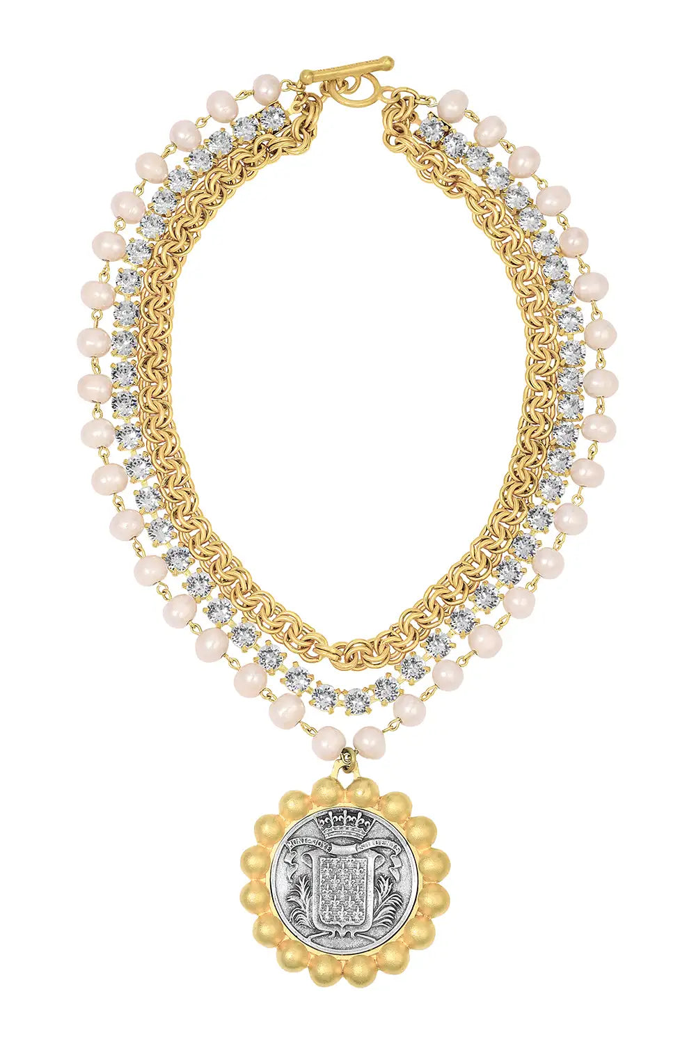 French Kande Sibylle Necklace Mont Joye Pendant