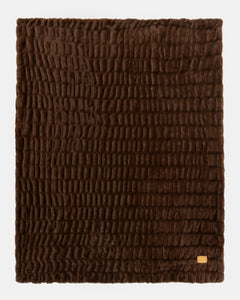 Poppi Luxe BLANKET ESPRESSO Plush