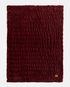 Poppi Luxe BLANKET DARK CHERRY Plush