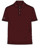 BURLEBO Polo MAROON Performance Mens Shirt