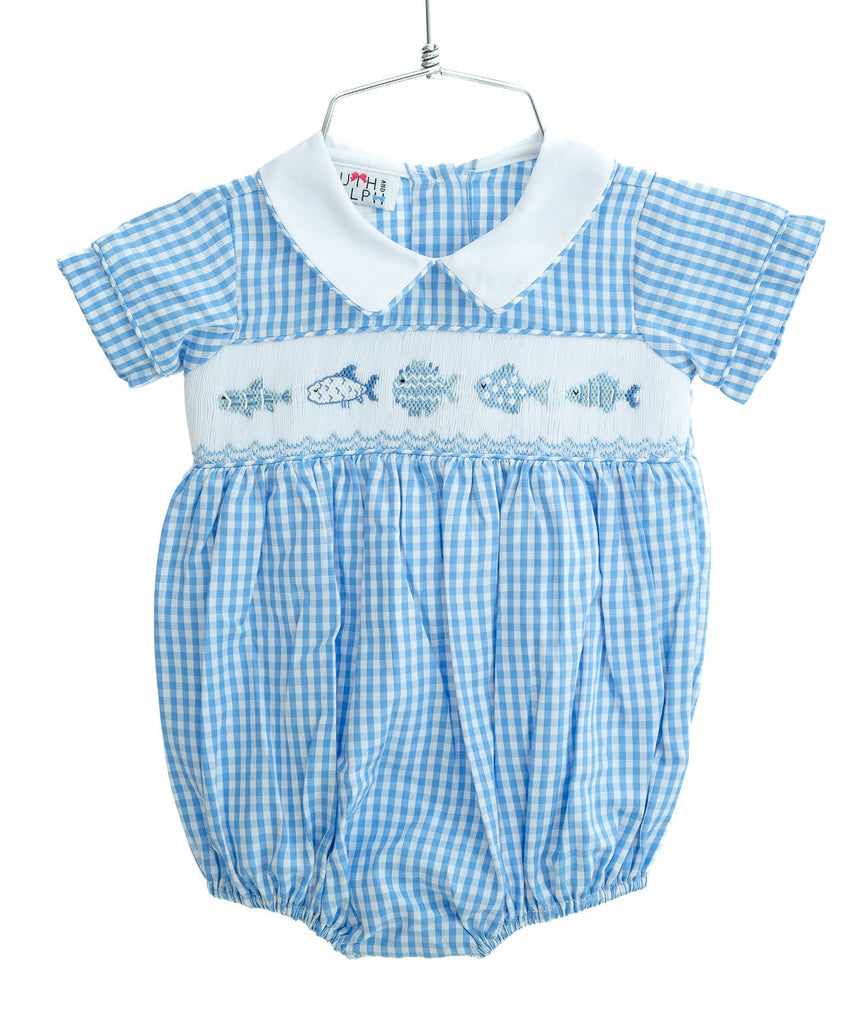 BABY BUBBLE Fish Henry Smocked