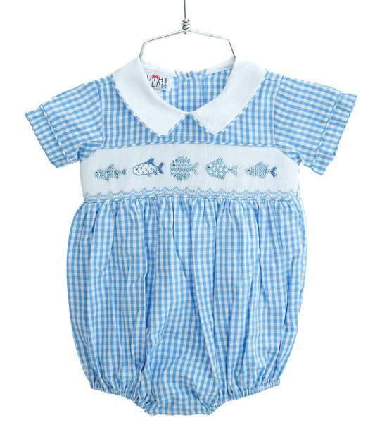 BABY BUBBLE Fish Henry Smocked