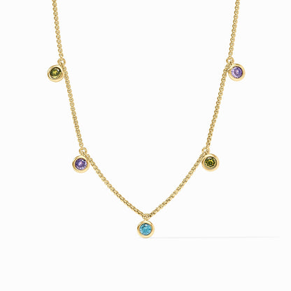 Rainbow Delicate Charm Necklace