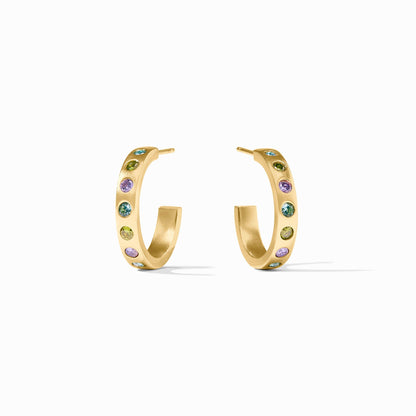 Rainbow Hoop Earring