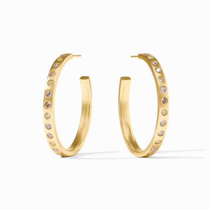 Rainbow Hoop Earring