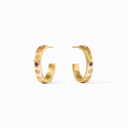Rainbow Hoop Earring