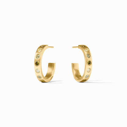 Rainbow Hoop Earring