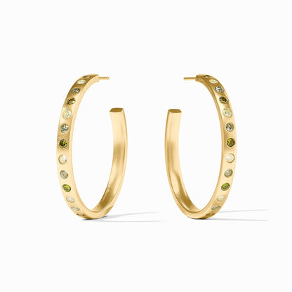 Rainbow Hoop Earring