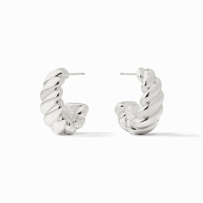Ravello Statement Hoop Earring Silver