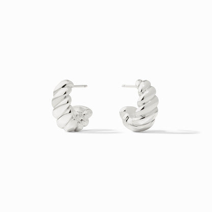 Ravello Statement Hoop Earring Silver
