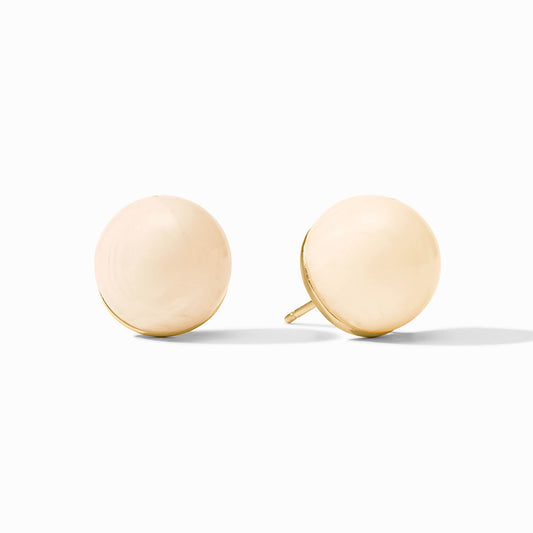 Ravello Stud Earring Ivory Gold OS