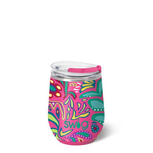 Swig Wine Cup Flora Rosa Stemless 12OZ