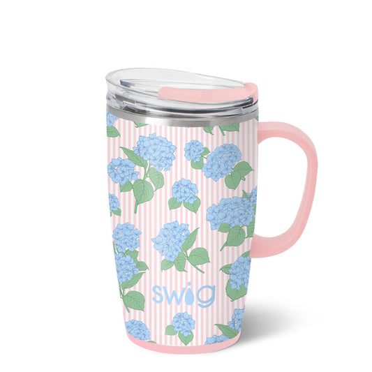 Swig Travel Mug Hydrangeas