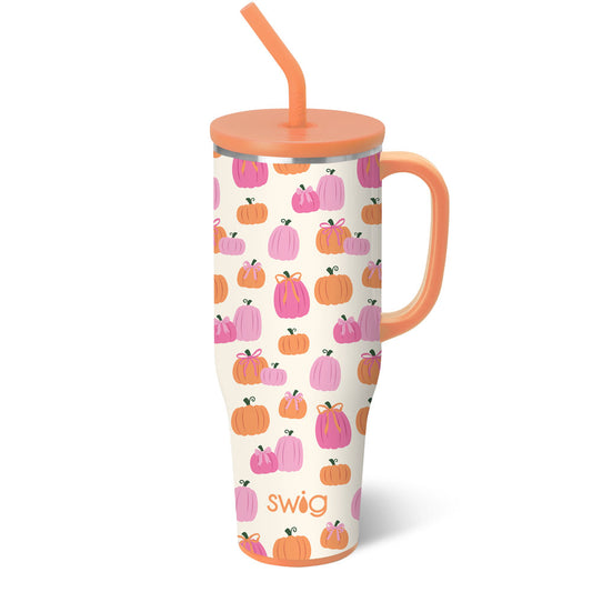 pumpkin and bows swig