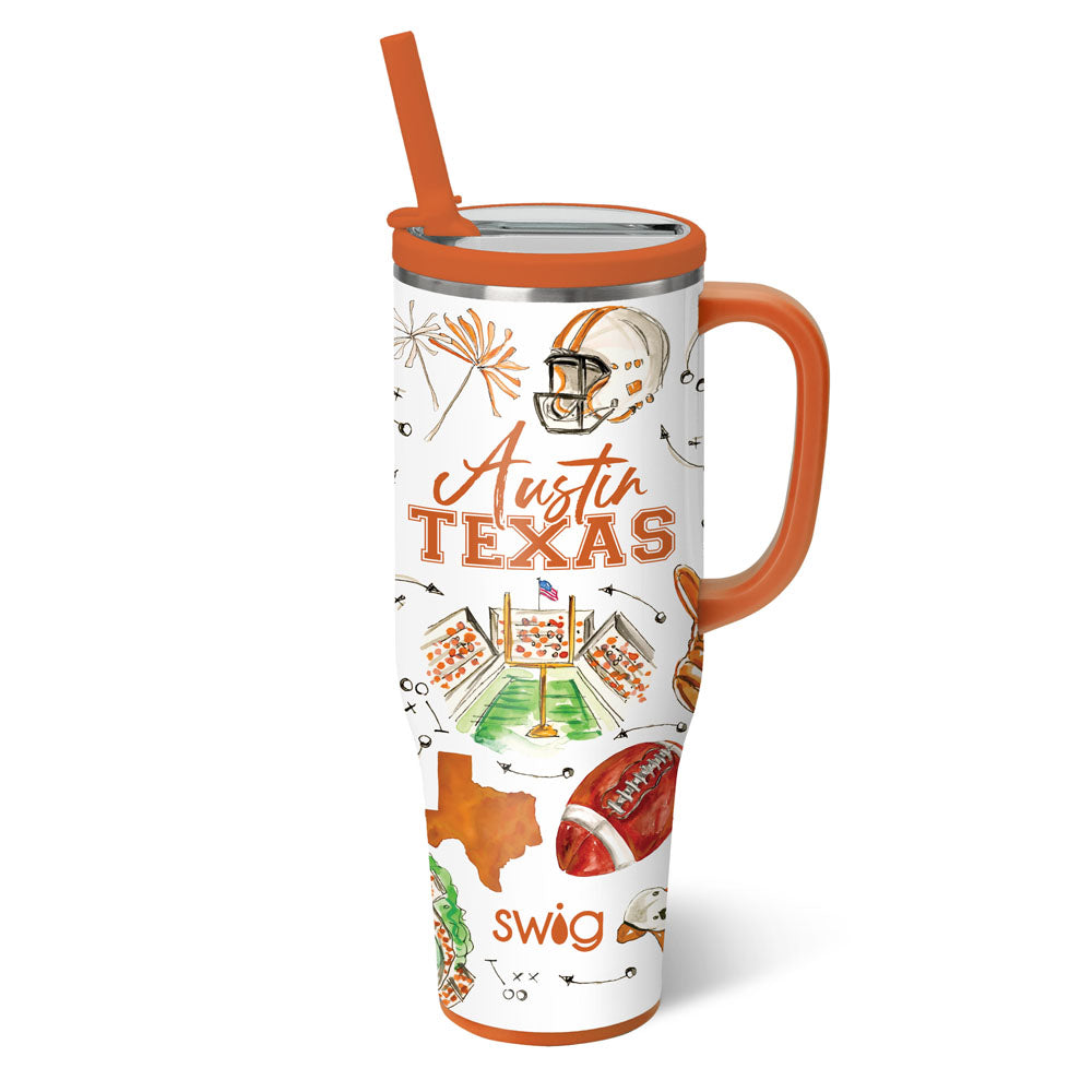 Swig Mega Mug Tailgates in Austin