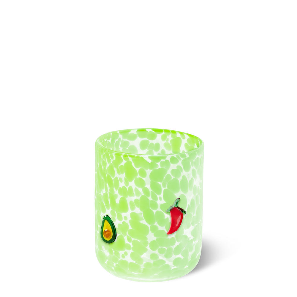 avocado and jalapeno icon glass 
