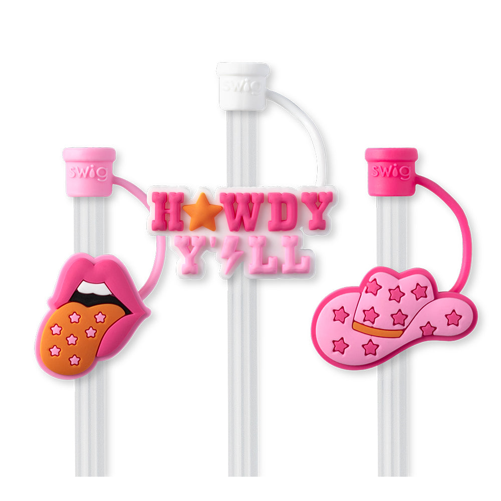 STRAW TOPPER 3PC SET