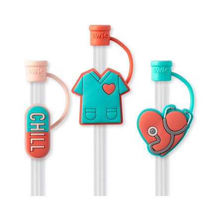 STRAW TOPPER 3PC SET
