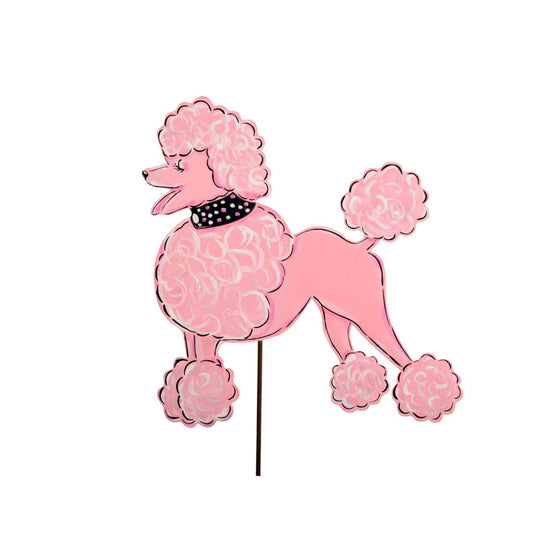 pink French poodle 