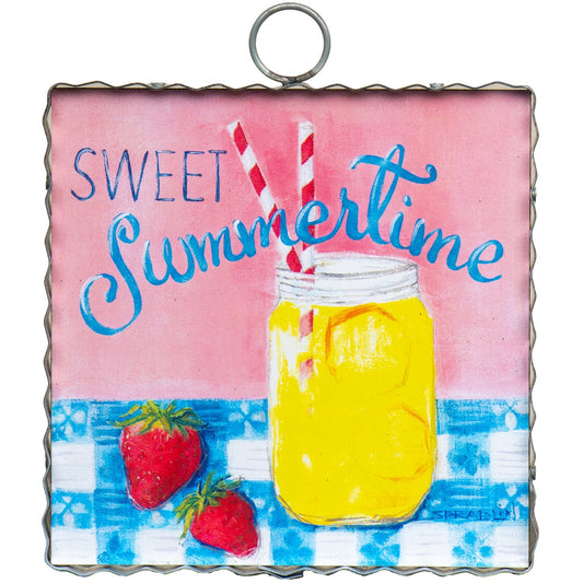 Round Top Print Mini Sweet Summertime 6x6