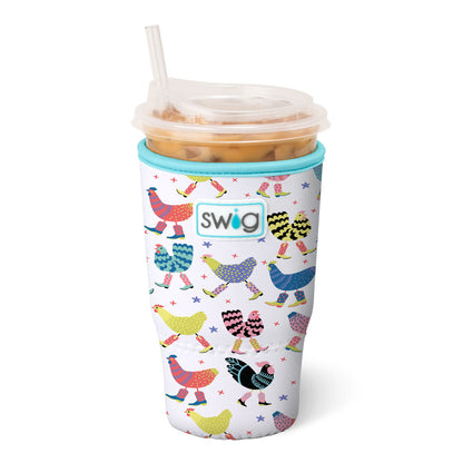 COOLIE ICED CUP HOLIDAY LARGE KOOZIE (Different Patterns)