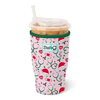 COOLIE ICED CUP HOLIDAY LARGE KOOZIE (Different Patterns)