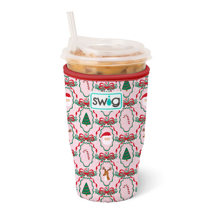 COOLIE ICED CUP HOLIDAY LARGE KOOZIE (Different Patterns)
