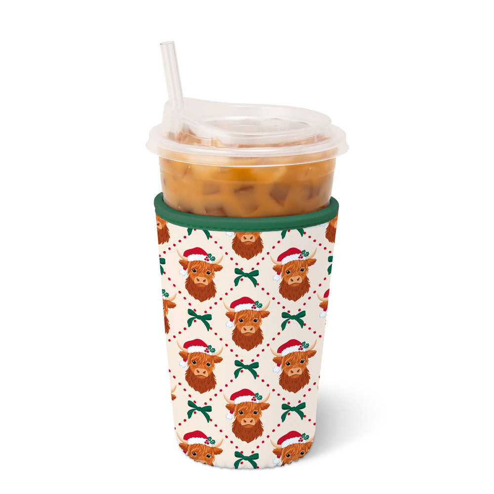 Swig Coolie Iced Cup Holiday Herd MEDIUM KOOZIE