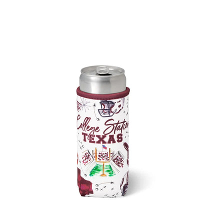 Swig Coolie Slim Can Tailgates in College Station 12OZ KOOZIE