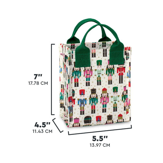 GIFT BAG HOLIDAY REUSABLE (Multiple Patterns)