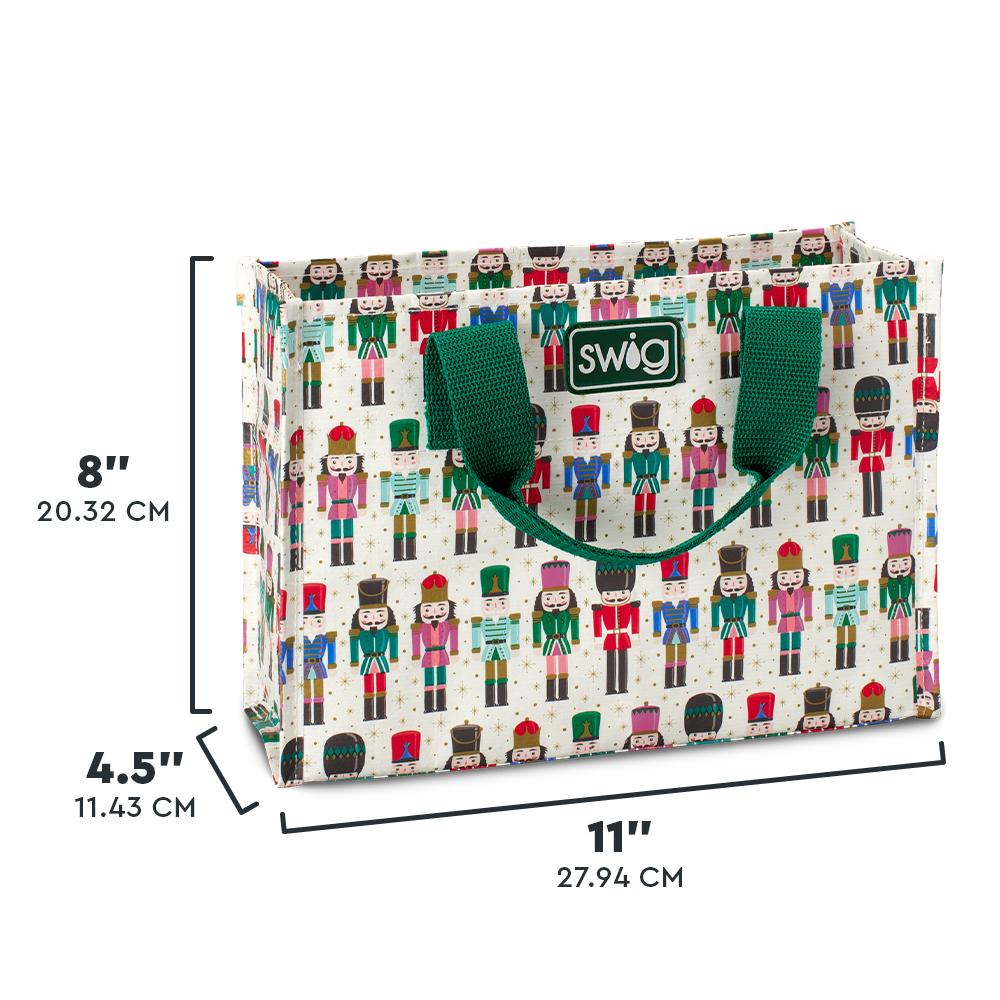 GIFT BAG HOLIDAY REUSABLE (Multiple Patterns)
