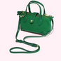 Pouchette Micro Crossbody Bag Corduroy & Vegan Leather